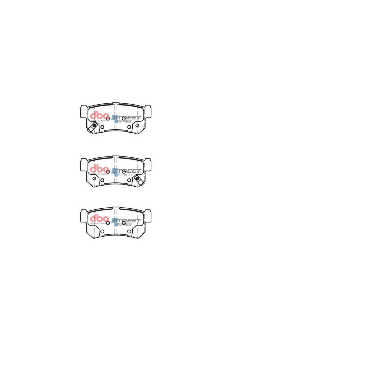 DBA Street Series Brake Pad Set Rear DB1814SS