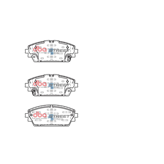 DBA Street Series Brake Pad Set DB15046SS