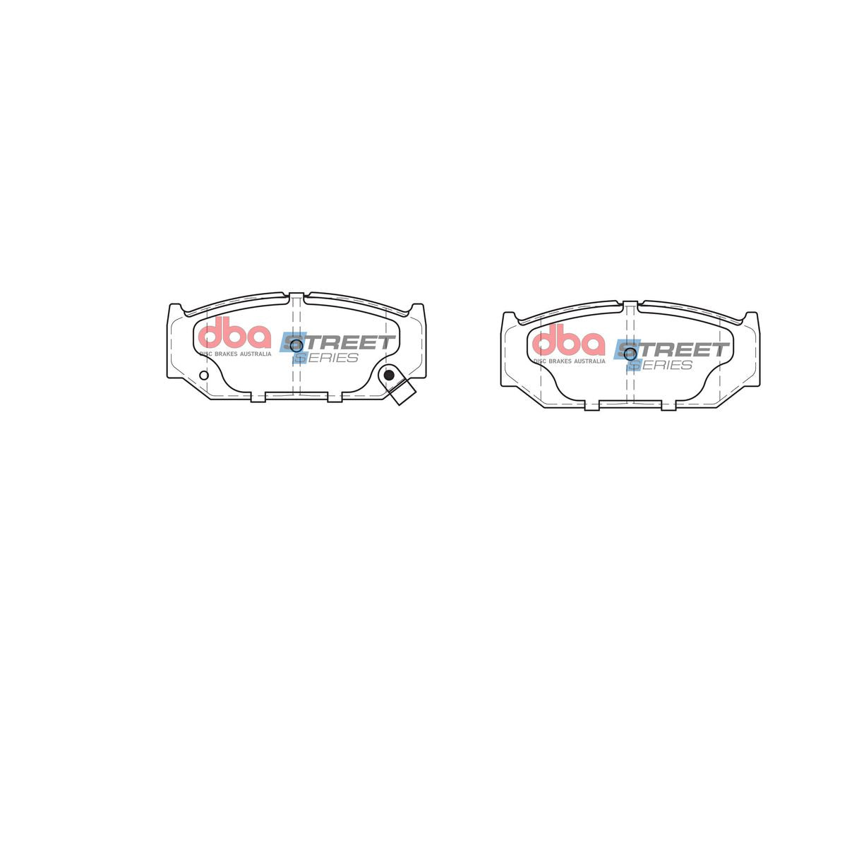 DBA Street Series Brake Pad Set Front DB1818SS