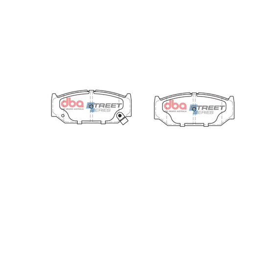DBA Street Series Brake Pad Set Front DB1818SS
