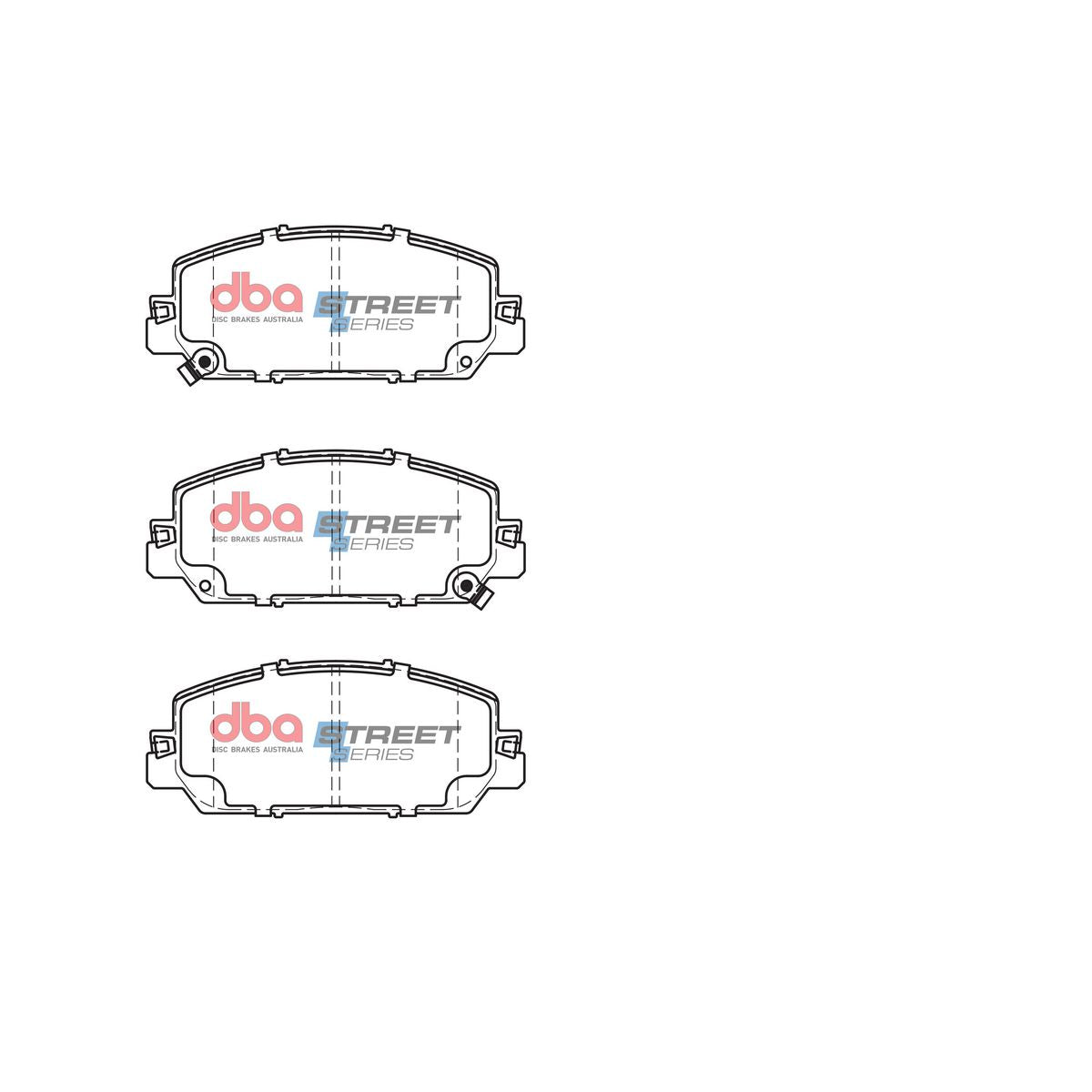 DBA Street Series Brake Pad Set DB15053SS