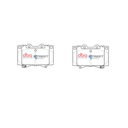 DBA Street Series Brake Pad Set Front DB1365SS