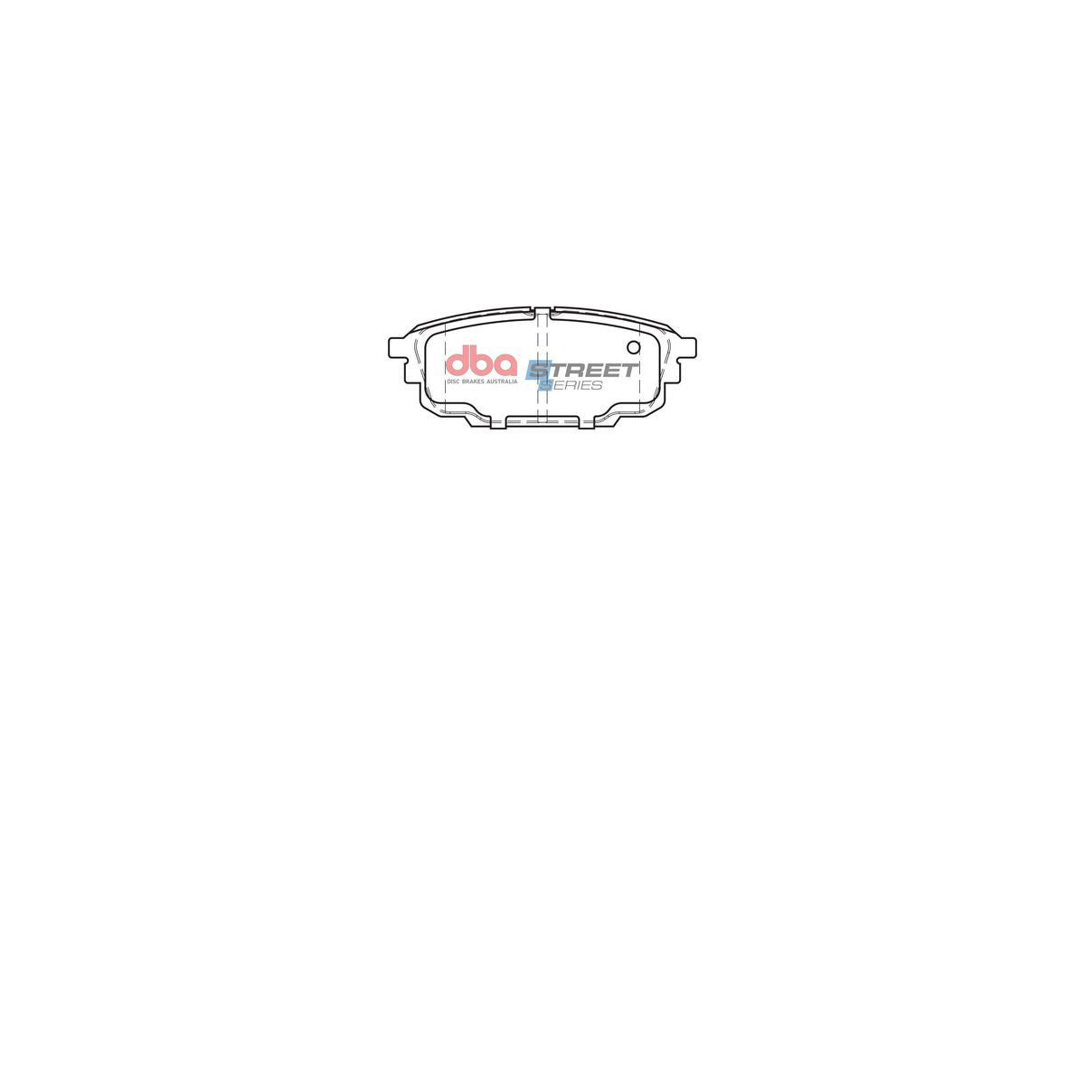 DBA Street Series Brake Pad Set Rear DB1359SS