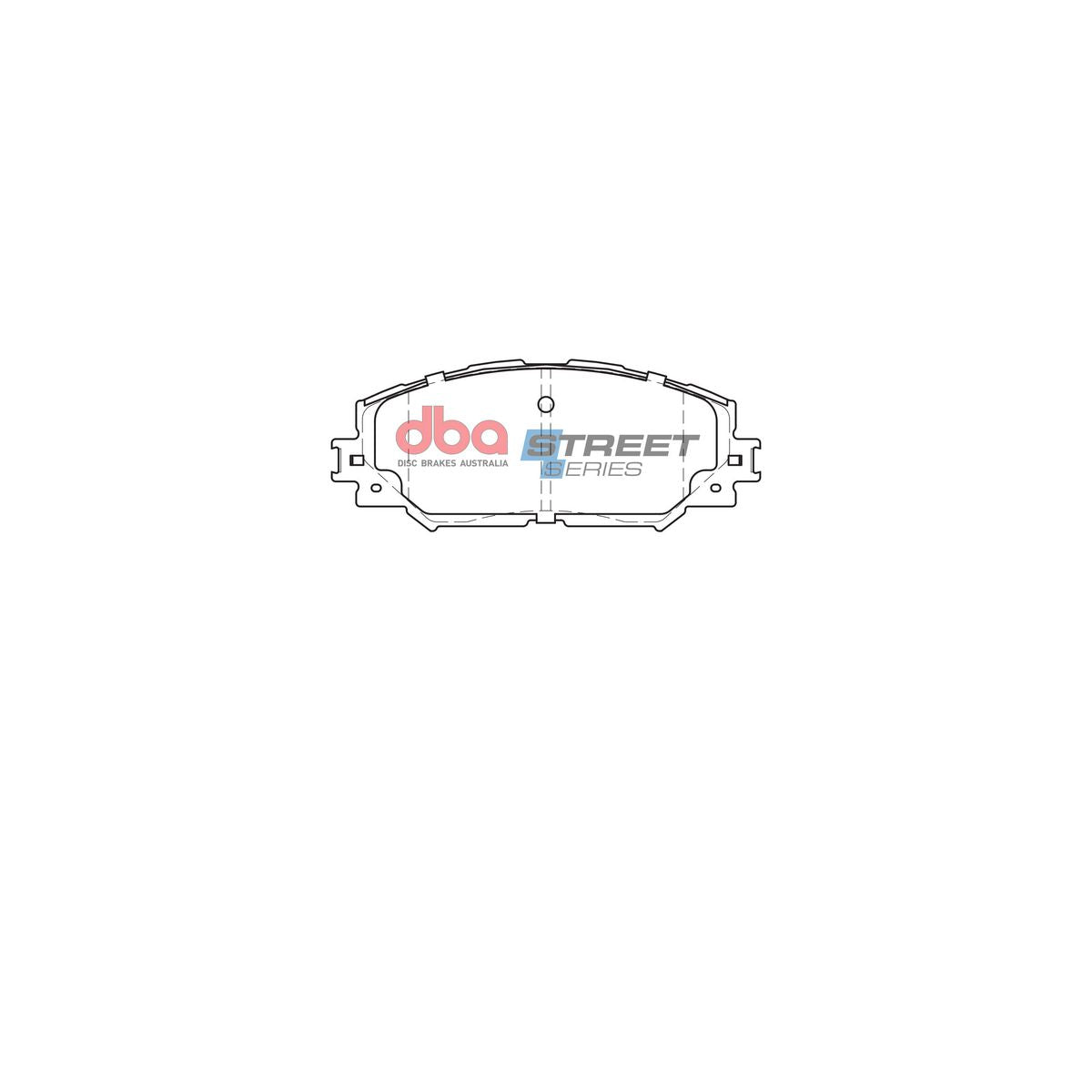DBA Street Series Brake Pad Set Front DB1802SS