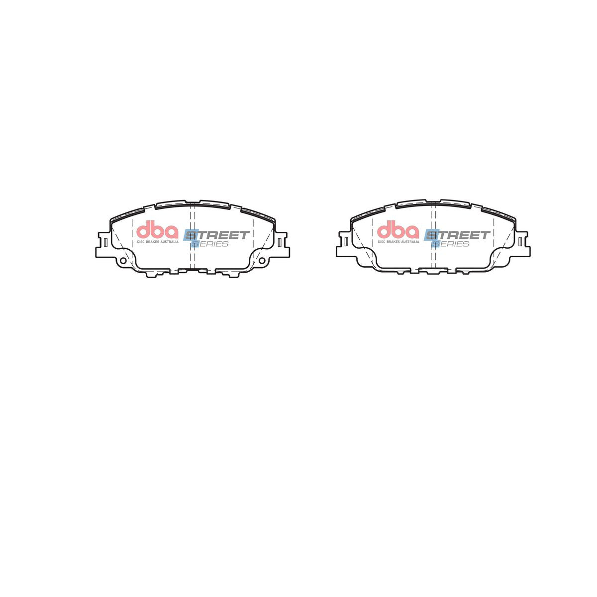 DBA Street Series Brake Pad Set DB15043SS