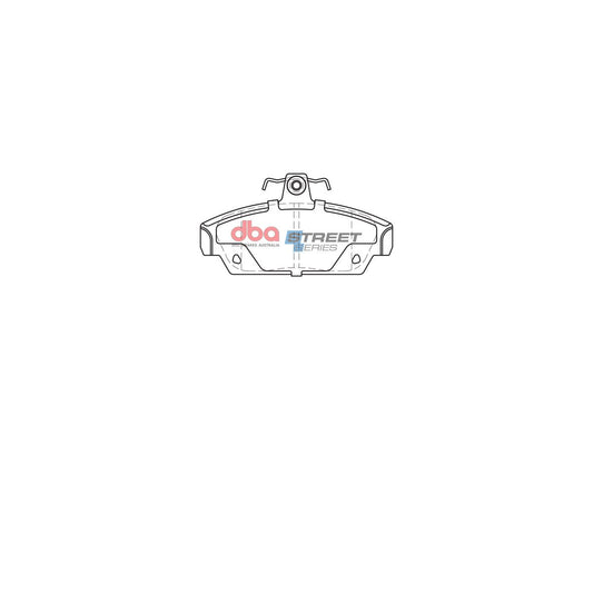 DBA Street Series Brake Pad Set Front DB2053SS