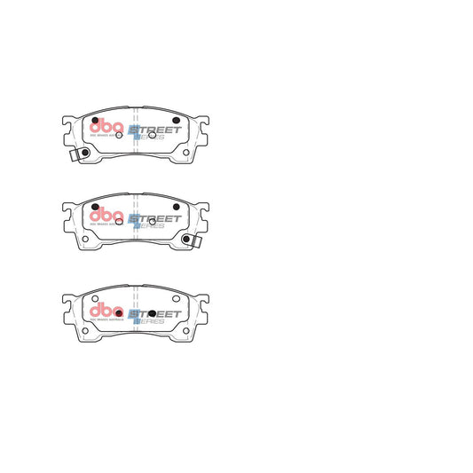 DBA Street Series Brake Pad Set Front DB1362SS
