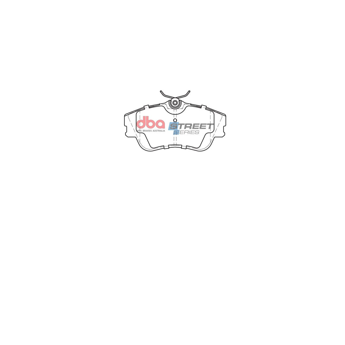 DBA Street Series Brake Pad Set Front DB1349SS