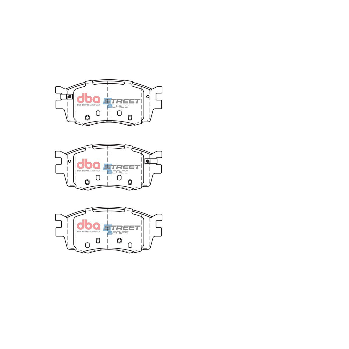 DBA Street Series Brake Pad Set Front DB1787SS