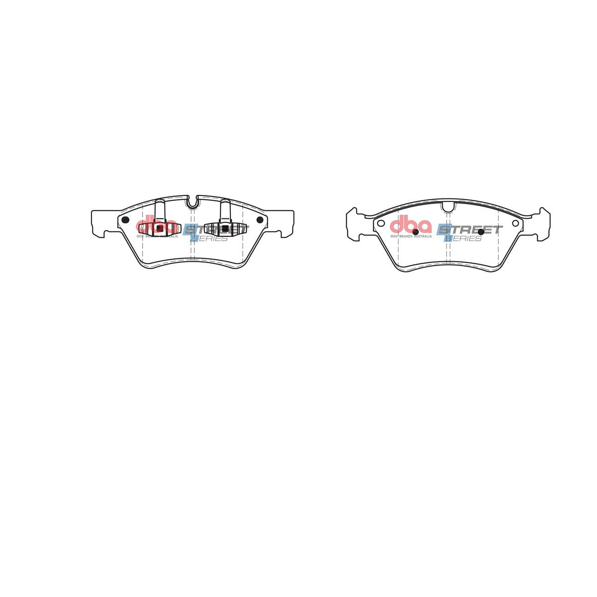 DBA Street Series Brake Pad Set Front DB2048SS