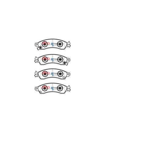 DBA Street Series Brake Pad Set Front DB1353SS