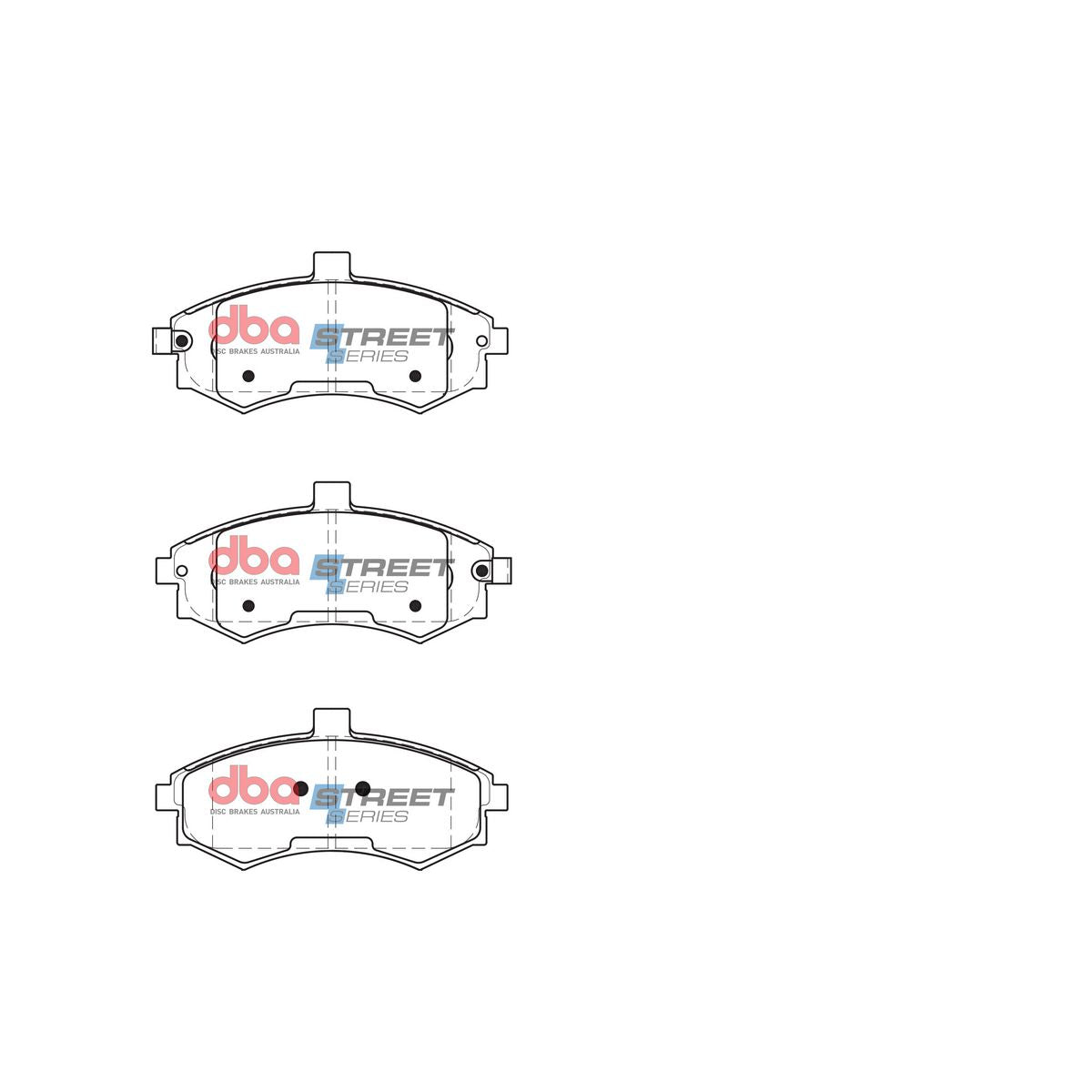 DBA Street Series Brake Pad Set Front DB1503SS