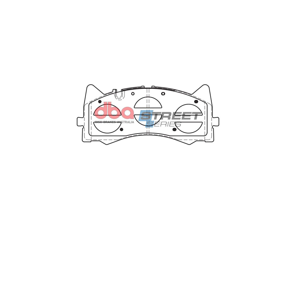 DBA Street Series Brake Pad Set DB15035SS