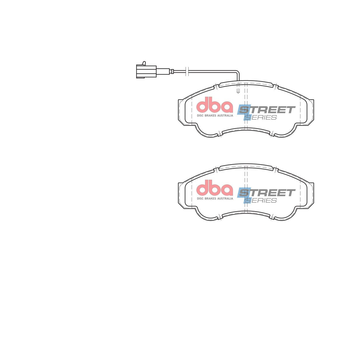 DBA Street Series Brake Pad Set Front DB2045SS