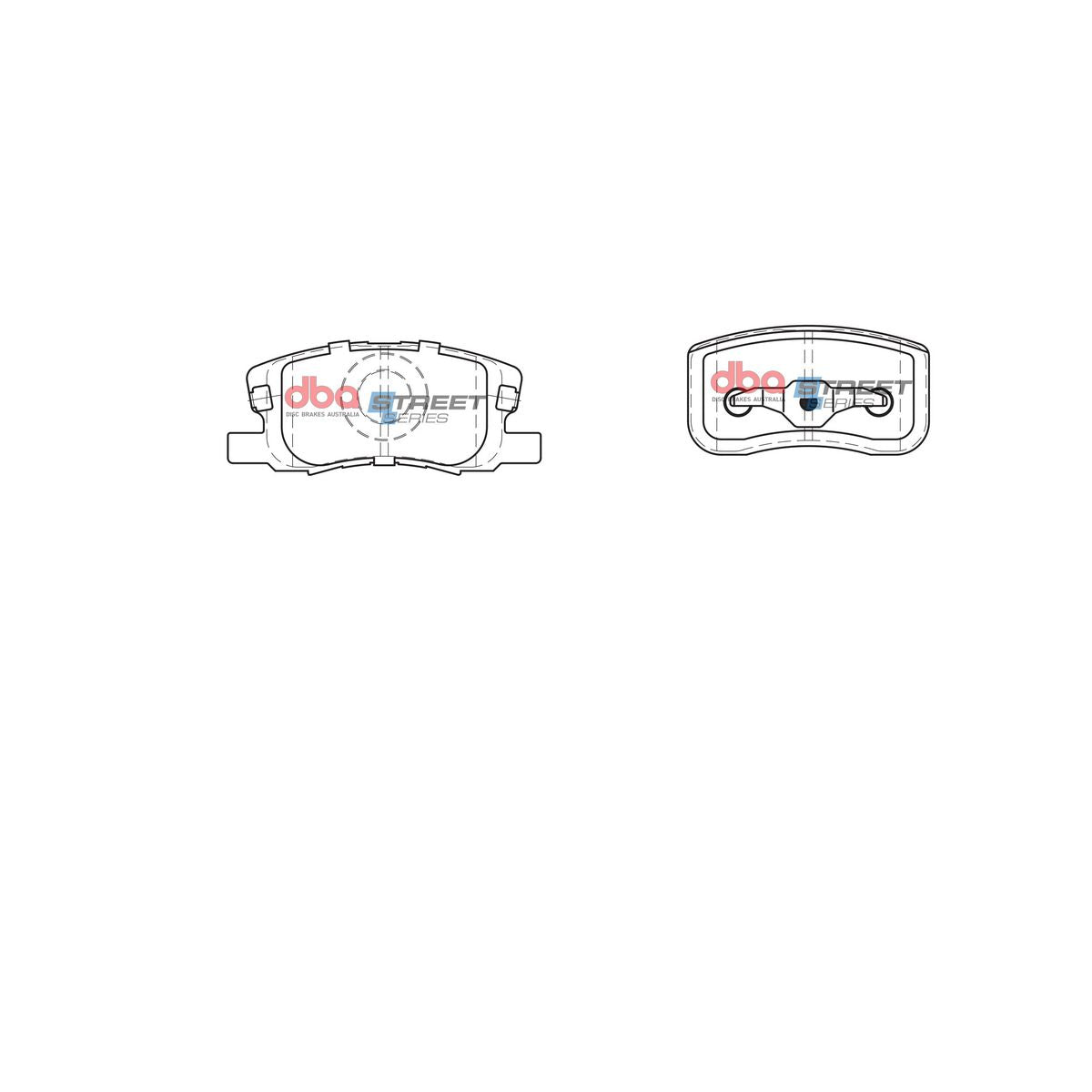 DBA Street Series Brake Pad Set Front DB1796SS