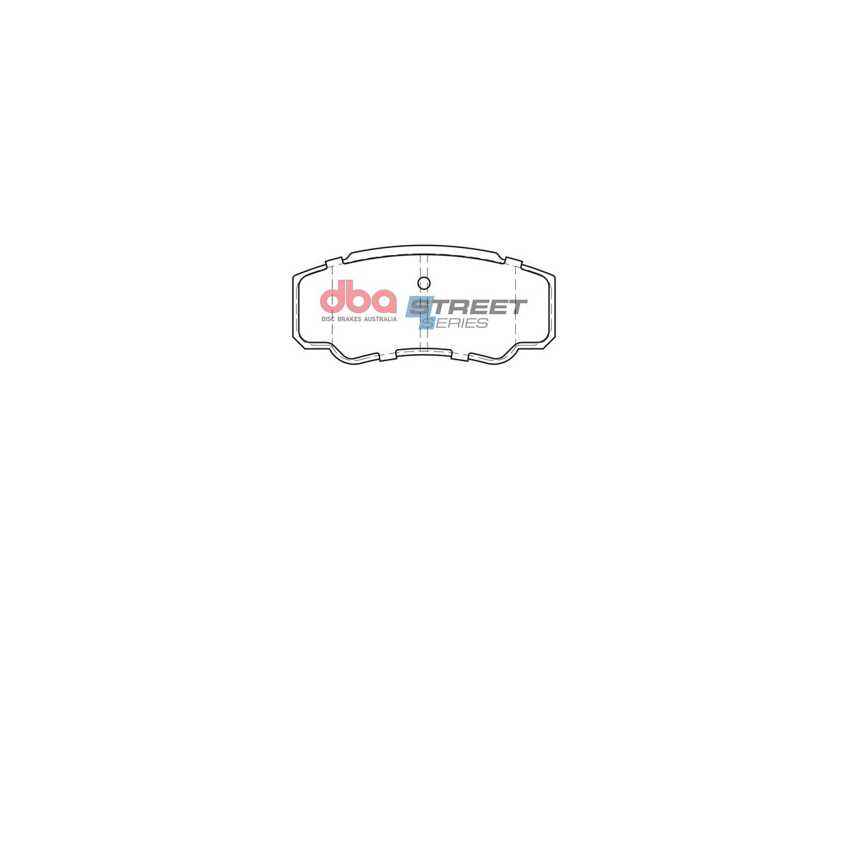 DBA Street Series Brake Pad Set Rear DB2046SS