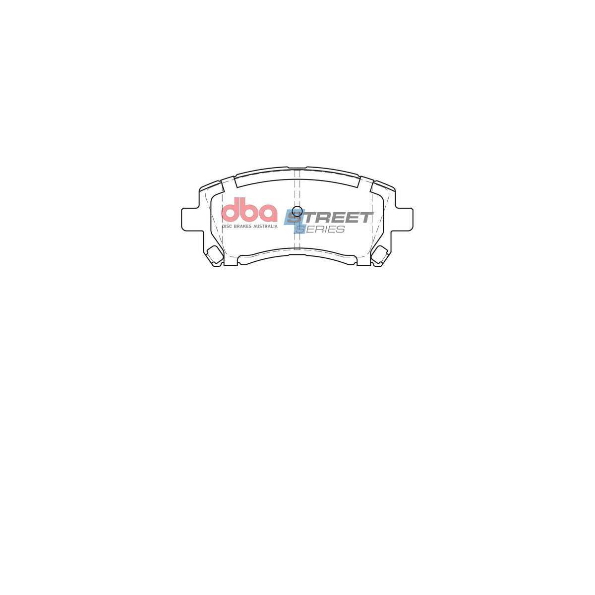 DBA Street Series Brake Pad Set Front DB1342SS