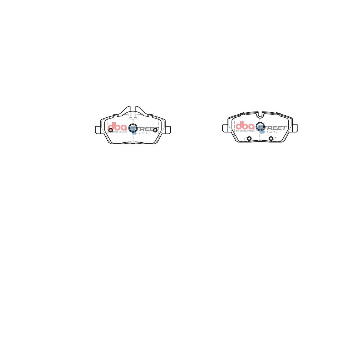 DBA Street Series Brake Pad Set Front DB1782SS