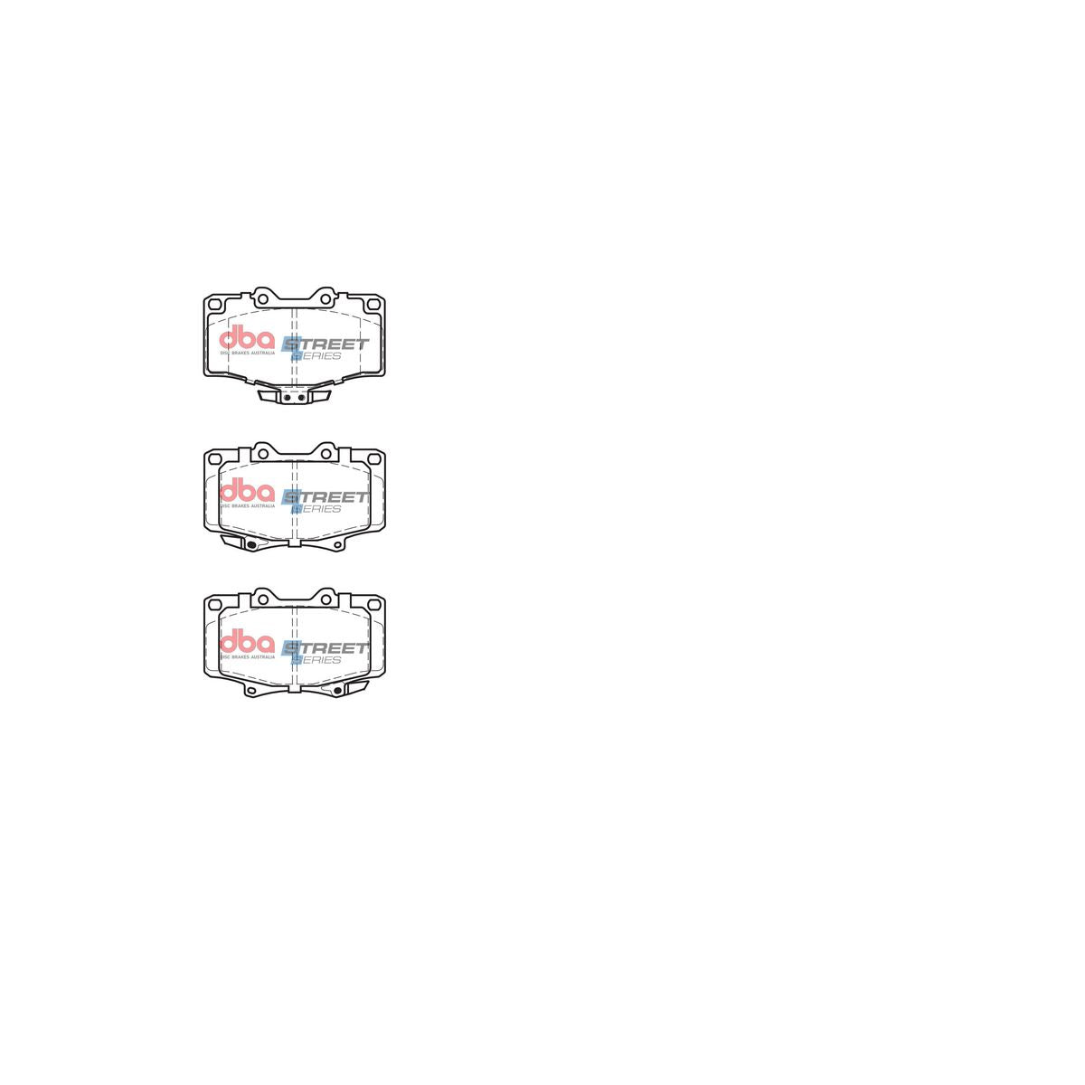 DBA Street Series Brake Pad Set Front DB1346SS