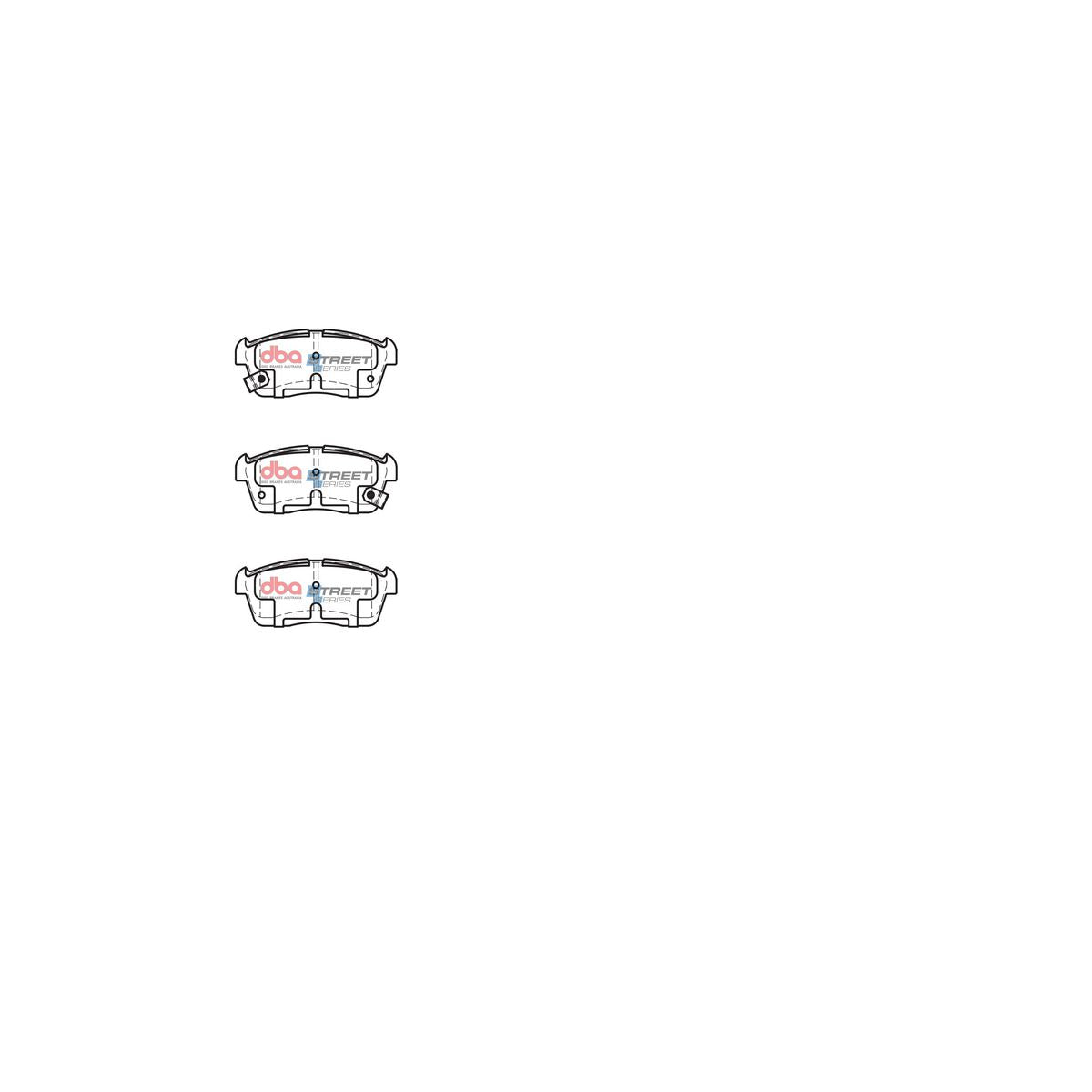 DBA Street Series Brake Pad Set Front DB1768SS