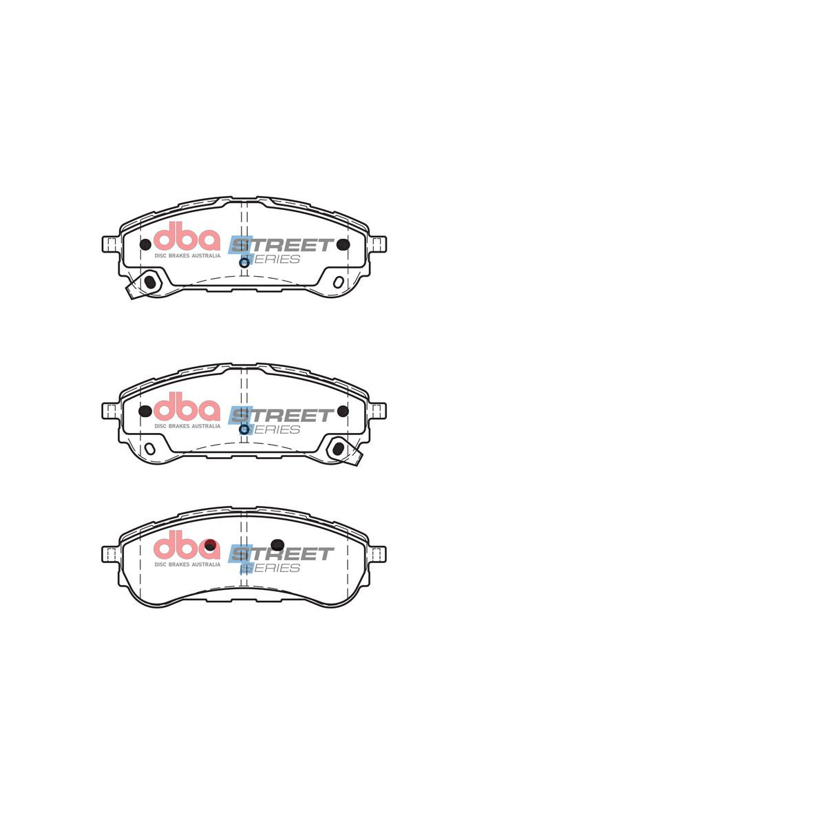 DBA Street Series Brake Pad Set DB15016SS