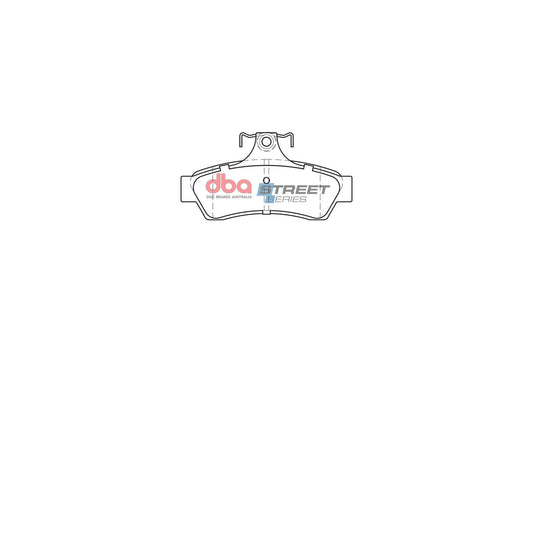 DBA Street Series Brake Pad Set Rear DB1332SS
