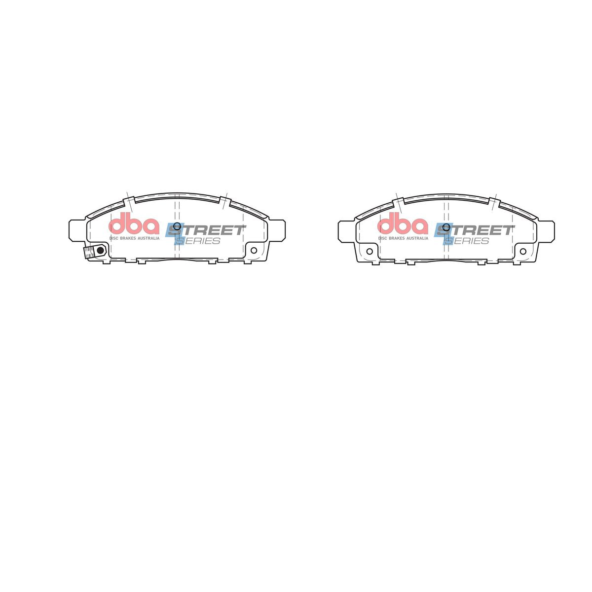 DBA Street Series Brake Pad Set Front DB1774SS