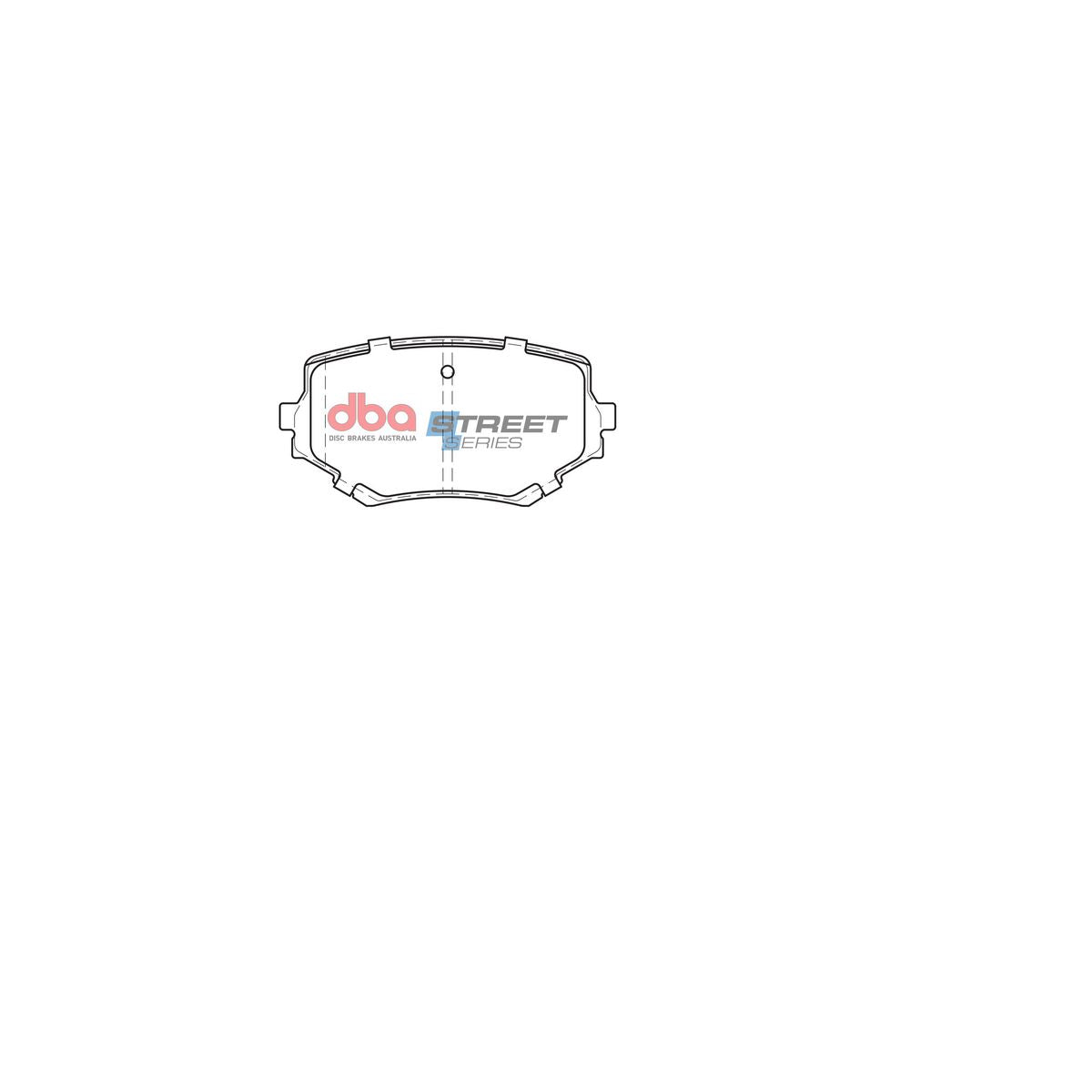 DBA Street Series Brake Pad Set Front DB1312SS