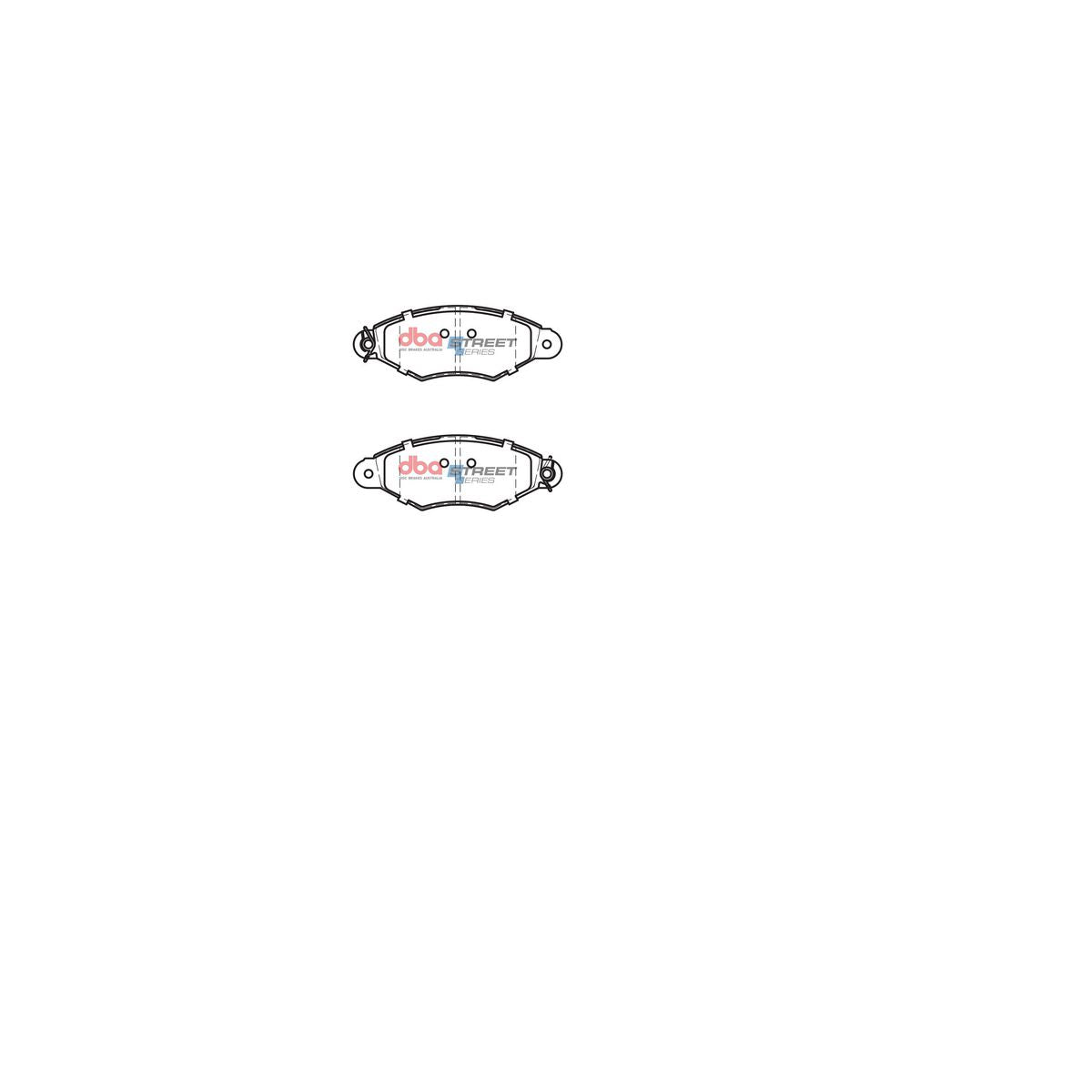 DBA Street Series Brake Pad Set Front DB2026SS