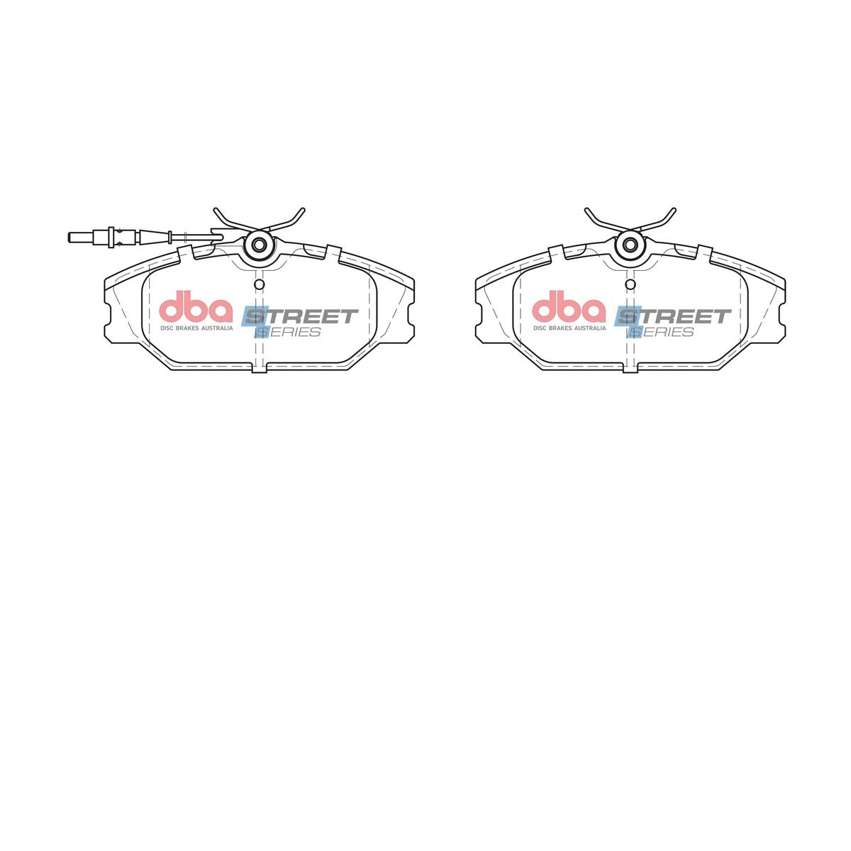 DBA Street Series Brake Pad Set Front DB2029SS