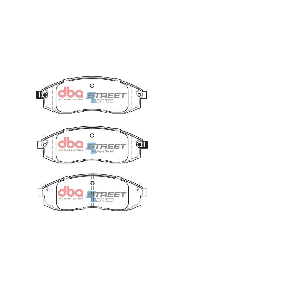 DBA Street Series Brake Pad Set Front DB1308SS