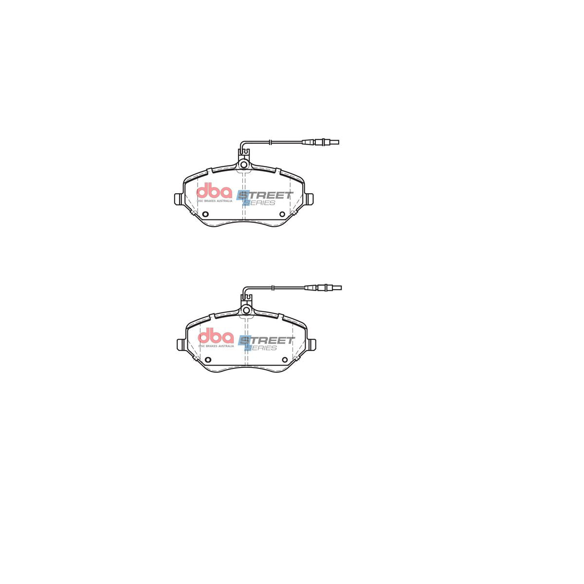 DBA Street Series Brake Pad Set Front DB2024SS
