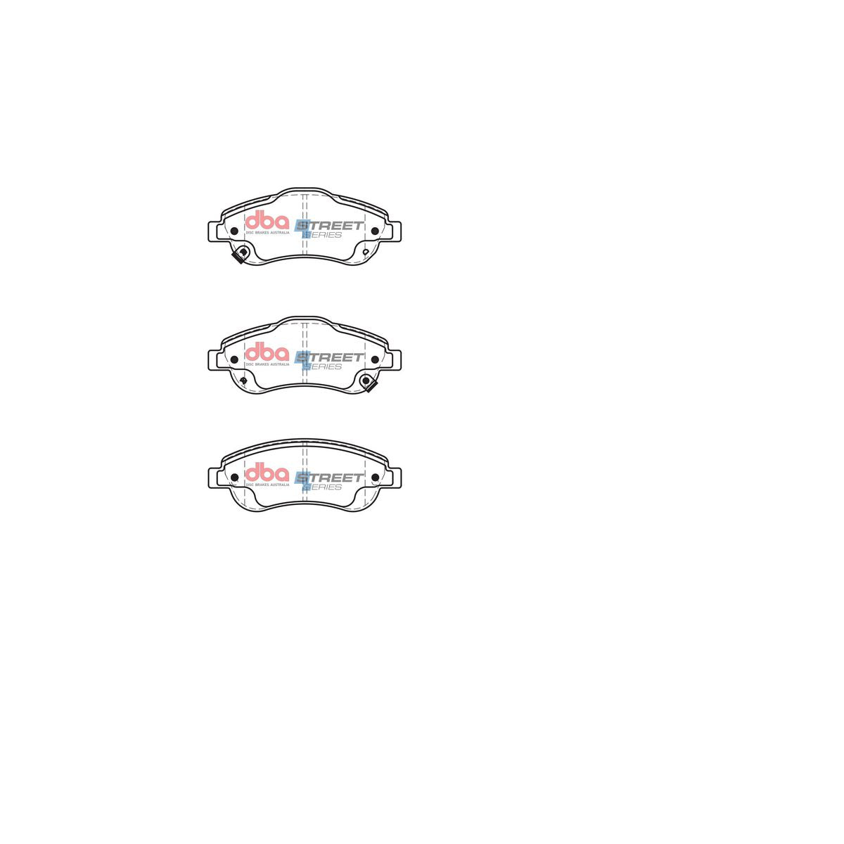 DBA Street Series Brake Pad Set Front DB2271SS