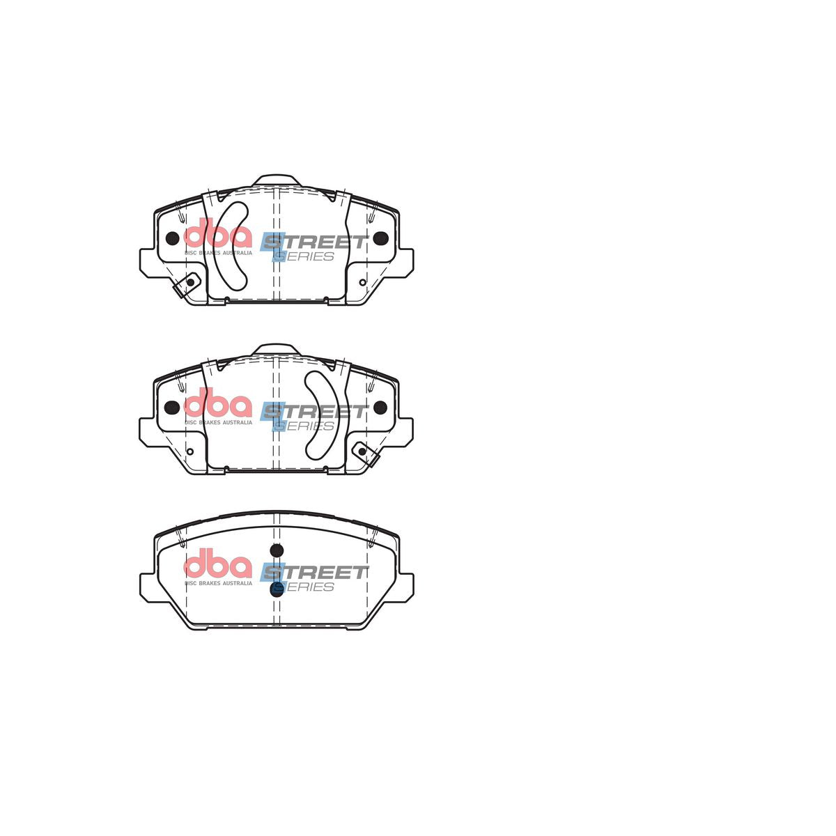 DBA Street Series Brake Pad Set DB15012SS