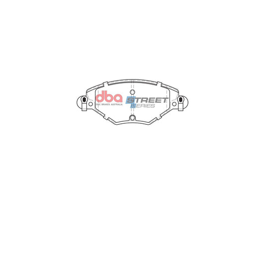 DBA Street Series Brake Pad Set Front DB2016SS