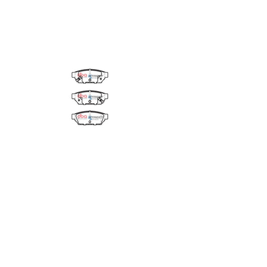 DBA Street Series Brake Pad Set Rear DB1278SS