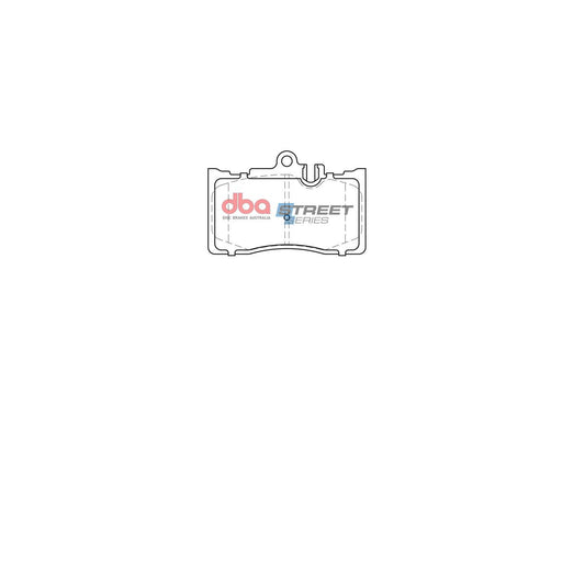DBA Street Series Brake Pad Set Front DB1496SS