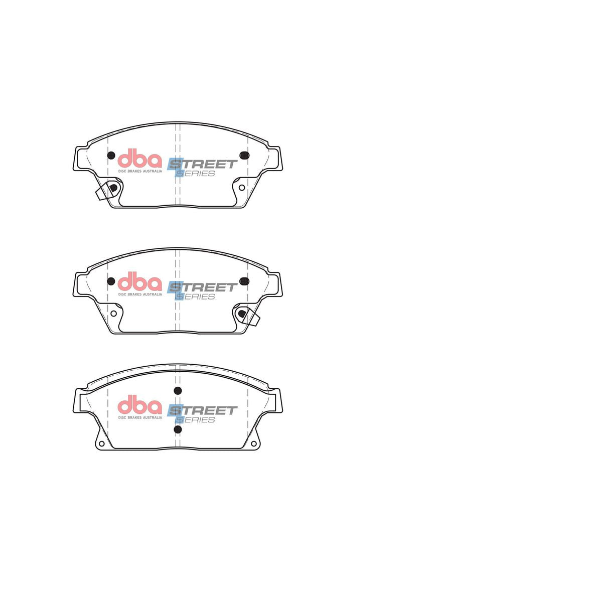 DBA Street Series Brake Pad Set Front DB2268SS