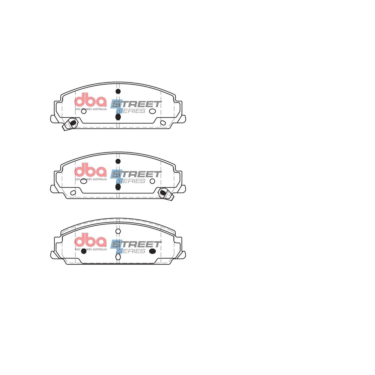 DBA Street Series Brake Pad Set Front DB2266SS