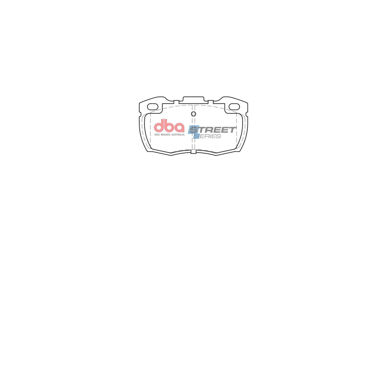 DBA Street Series Brake Pad Set Front DB1305SS