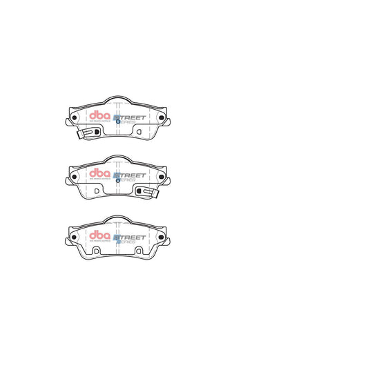 DBA Street Series Brake Pad Set Rear DB2267SS