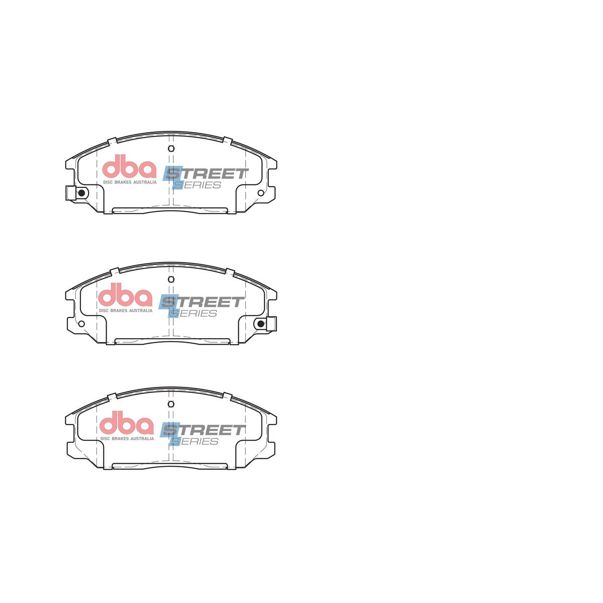 DBA Street Series Brake Pad Set Front DB1745SS