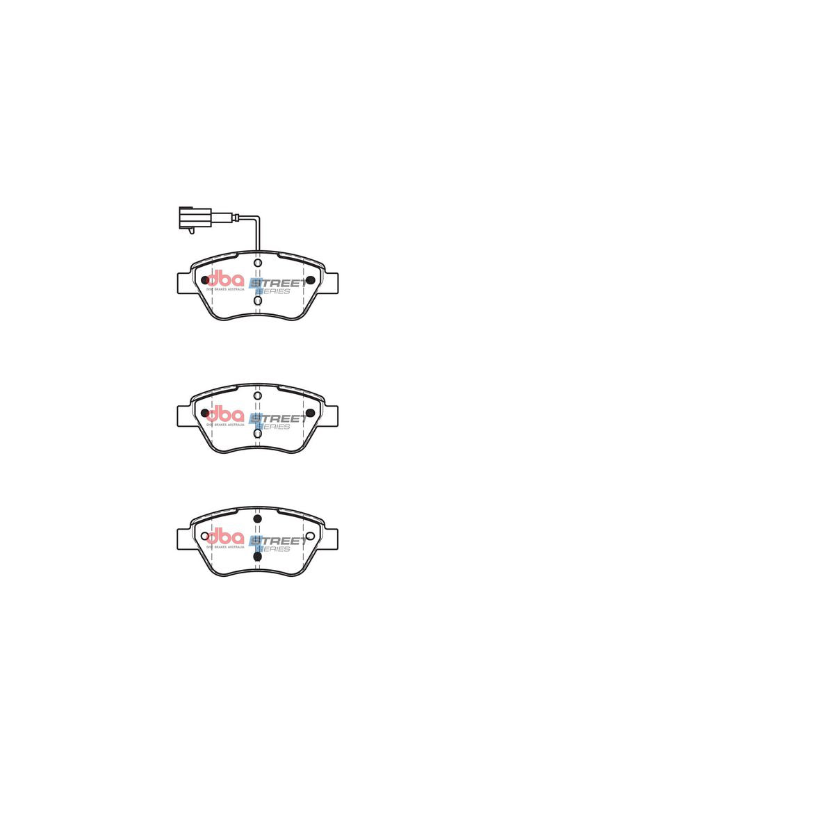 DBA Street Series Brake Pad Set Front DB2258SS