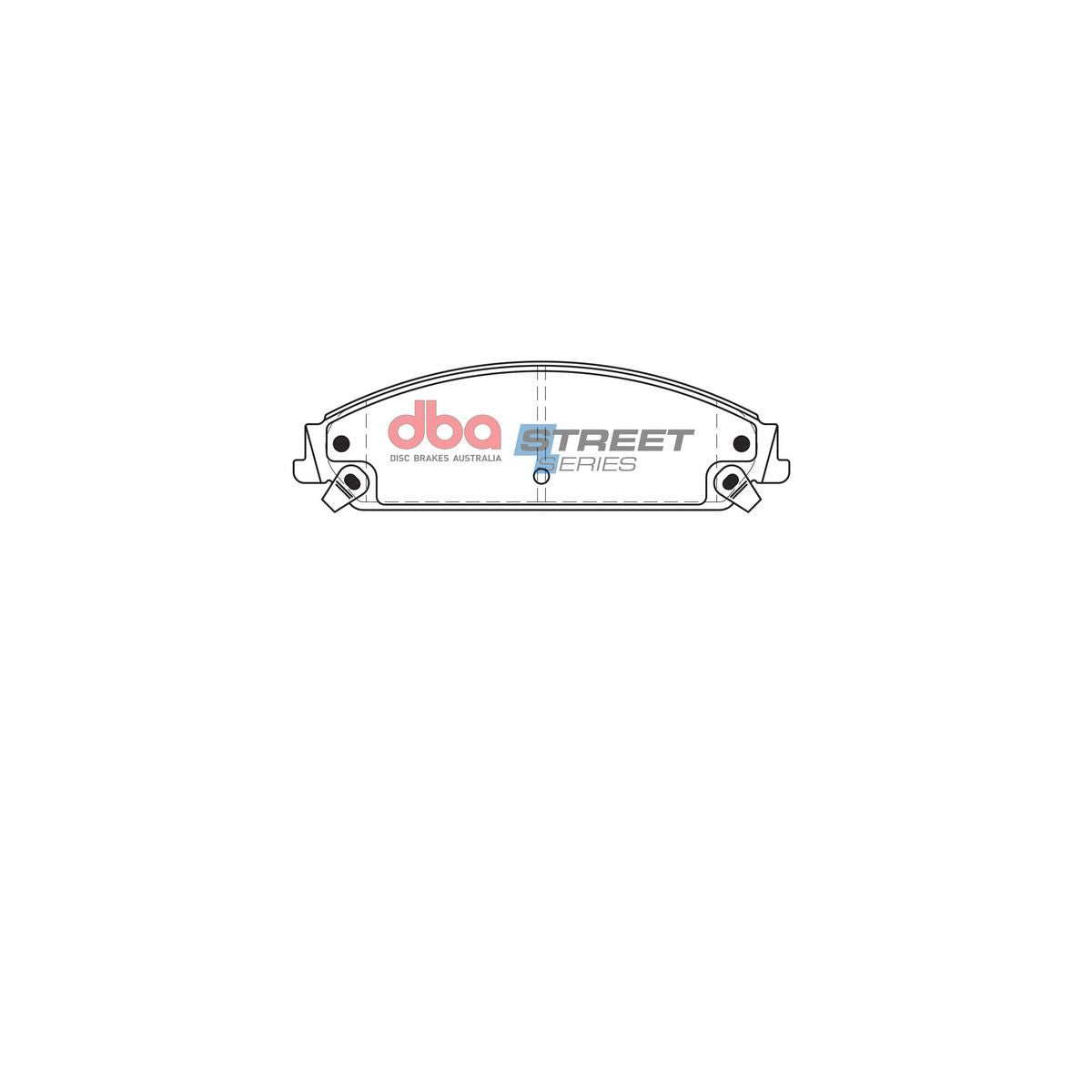DBA Street Series Brake Pad Set Front DB2008SS