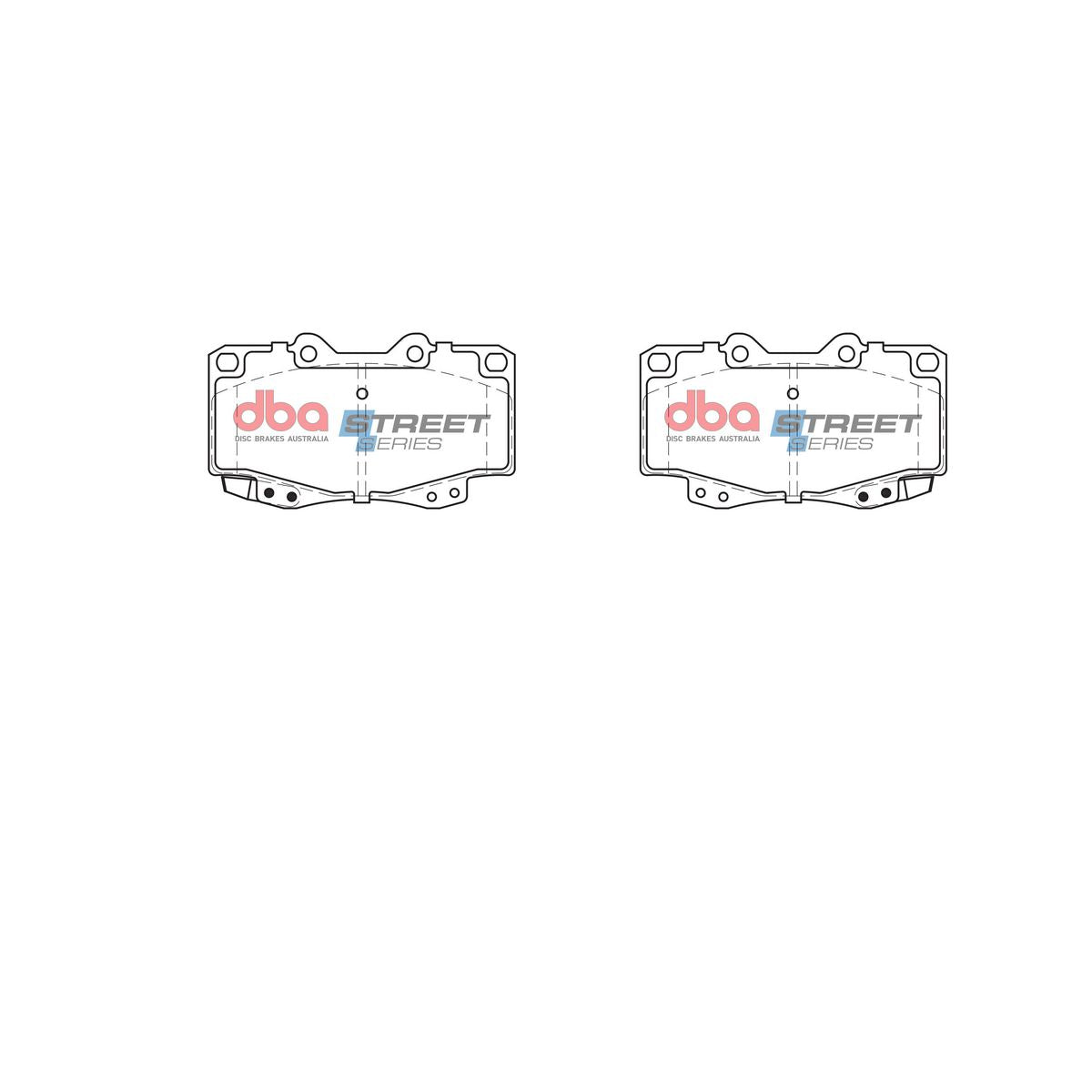 DBA Street Series Brake Pad Set Front DB1739SS