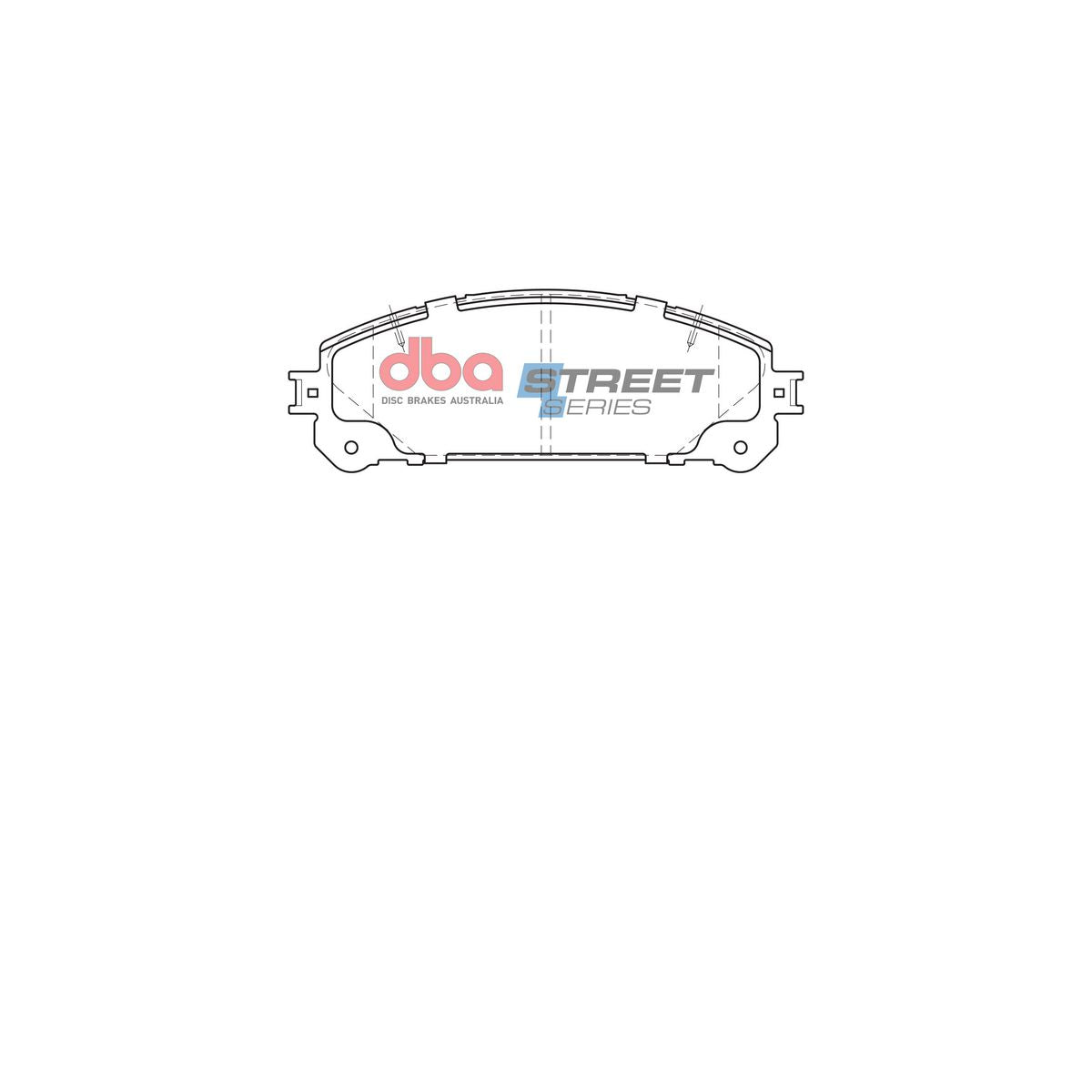 DBA Street Series Brake Pad Set Front DB2004SS