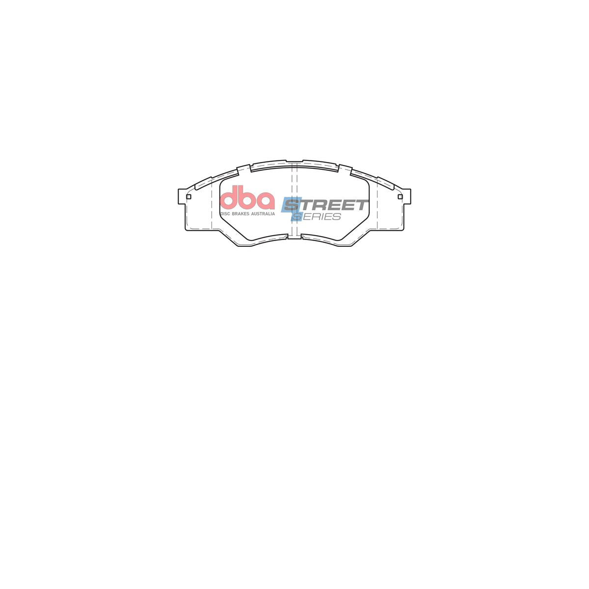 DBA Street Series Brake Pad Set Front DB1741SS