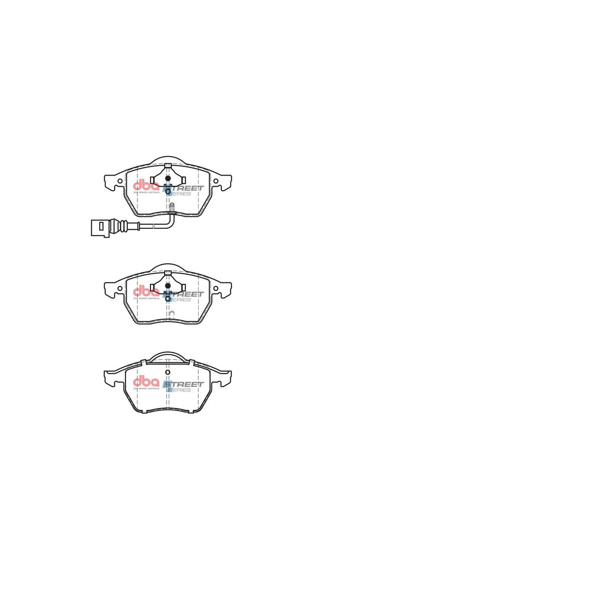 DBA Street Series Brake Pad Set Front DB1492SS