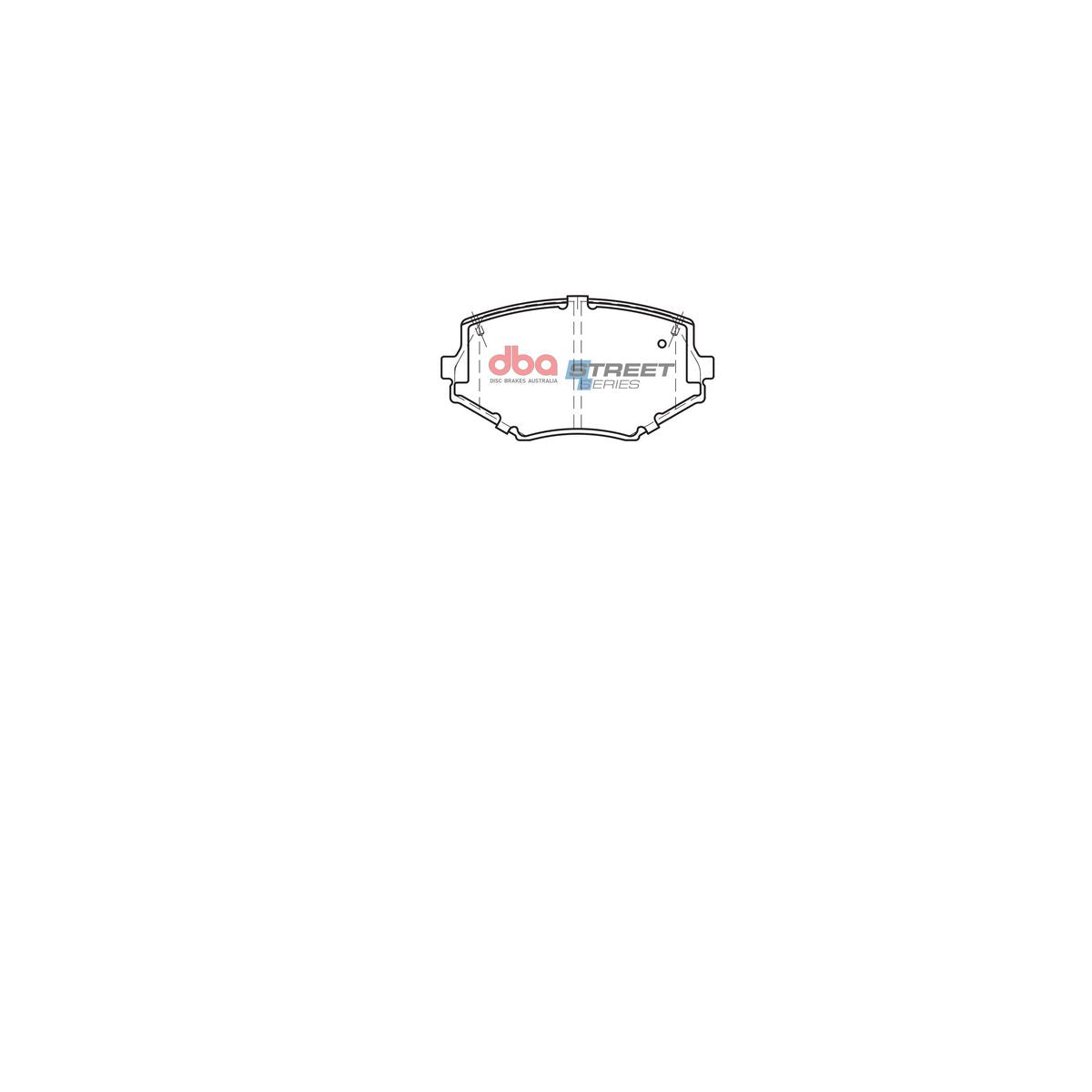DBA Street Series Brake Pad Set Front DB1282SS