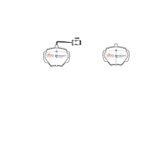 DBA Street Series Brake Pad Set Rear DB1285SS